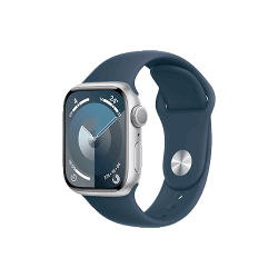 Location APPLE Watch S9 boîtier en Aluminium bracelet Sport boîtier Silver