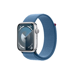 Location APPLE Watch S9 boîtier en Aluminium boucle Sport boîtier Silver