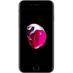 Location iphone 7 noir reconditionné premium - Vue de face