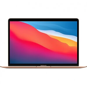 APPLE MacBook Air 2020 Or 13" Puce Apple M1 CPU 8 cœurs GPU 7 cœurs en location pas cher avec Uz"it