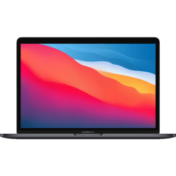 Apple MacBook Pro 2020 Argent 13" Puce Apple M1 CPU 8 cœurs GPU 8 cœurs 256Go en location pas cher avec Uz'it